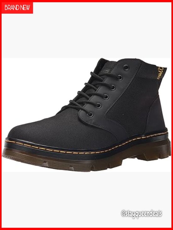 Other - Men's Chukka Boots with Air-Cushioned Sole, 5-Eye Lace-Up, Durable Nylon